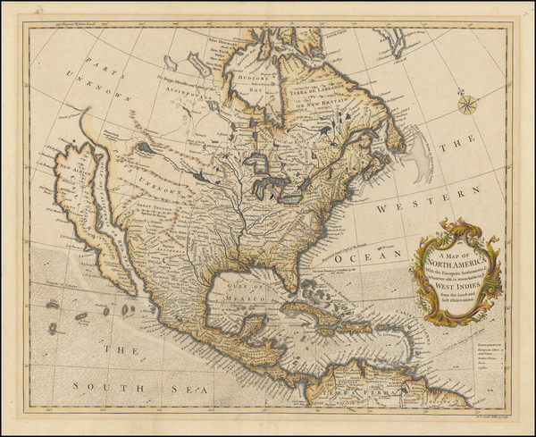 16-North America and California as an Island Map By Richard William Seale