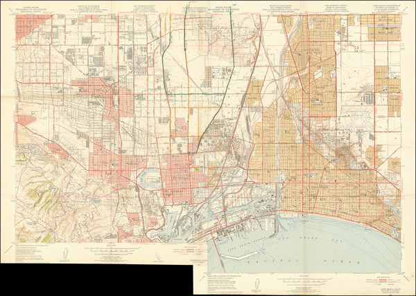 28-Los Angeles Map By U.S. Department of the Interior Geological Survey
