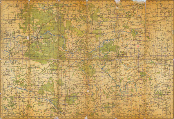 40-British Counties Map By Anonymous