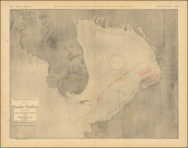 96-Philippines Map By Rand McNally & Company