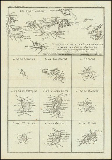 15-Virgin Islands and Other Islands Map By Rigobert Bonne