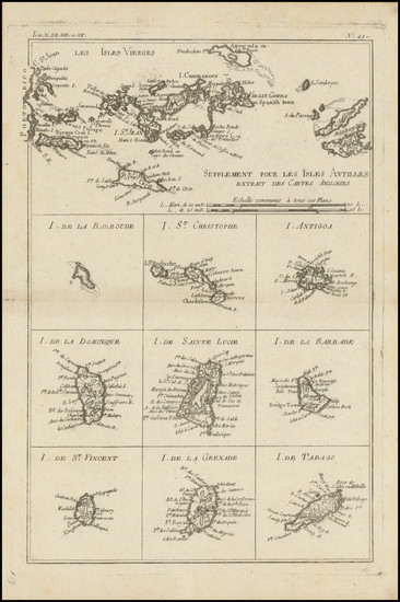 33-Virgin Islands and Other Islands Map By Rigobert Bonne