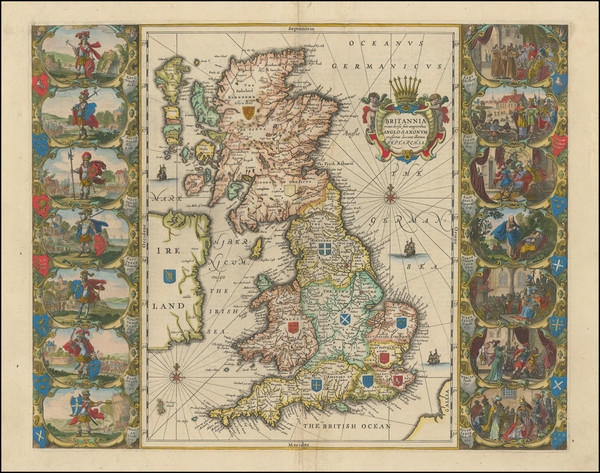 76-British Isles and England Map By Jan Jansson