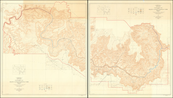 6-Arizona Map By U.S. Department of the Interior Geological Survey  &  National Park Service