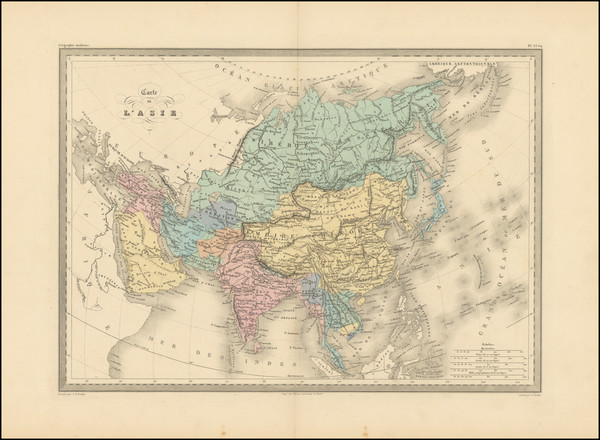 52-Asia Map By A.R. Fremin