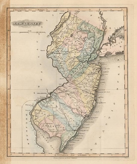 86-Mid-Atlantic Map By Fielding Lucas Jr.