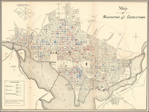 81-Washington, D.C. Map By U.S. Government