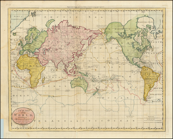 0-World Map By Mathew Carey