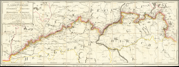 95-Poland Map By Friedrich Bernhard Engelhardt