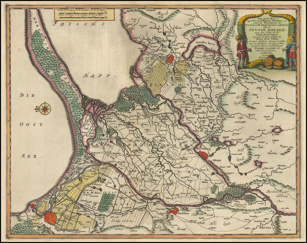 1-Poland Map By Pieter van der Aa