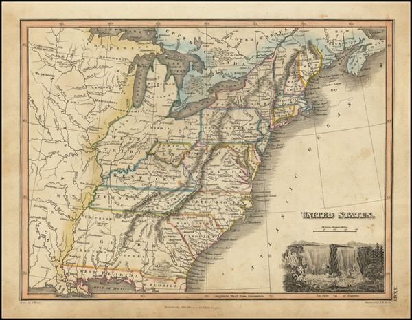 94-United States and Southeast Map By John Thomson