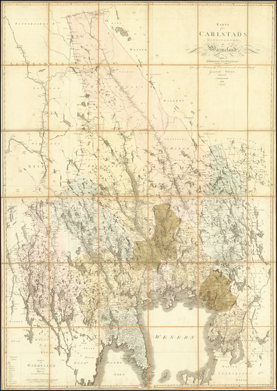 1-Sweden Map By Samuel Gustaf Hermelin