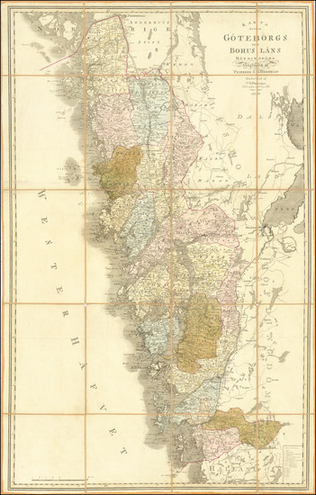 43-Sweden Map By Samuel Gustaf Hermelin