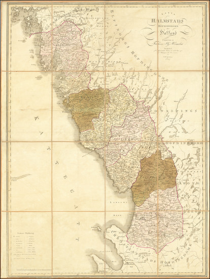 37-Sweden Map By Samuel Gustaf Hermelin / Carl Gustaf Forssell