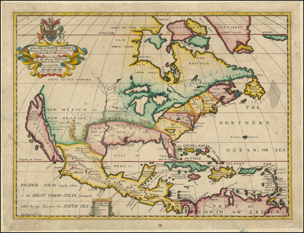 18-North America and California Map By Edward Wells