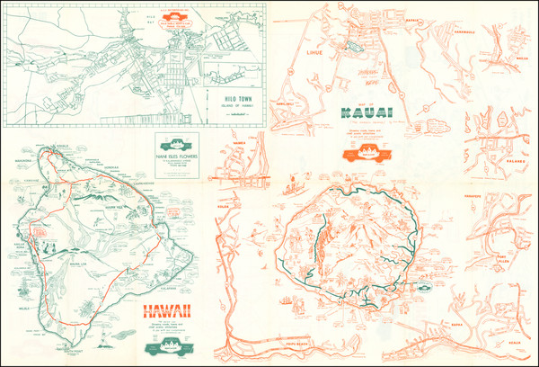 53-Hawaii, Hawaii and Pictorial Maps Map By Don Rapozo