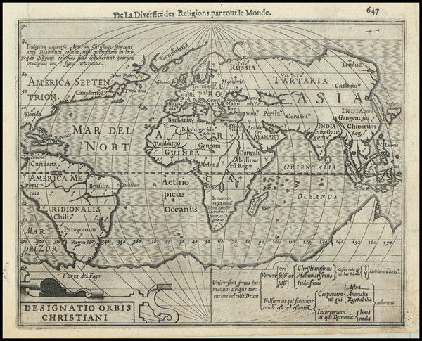 99-World Map By Jodocus Hondius