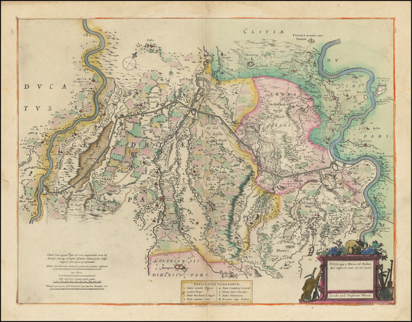 18-Mitteldeutschland Map By Willem Janszoon Blaeu