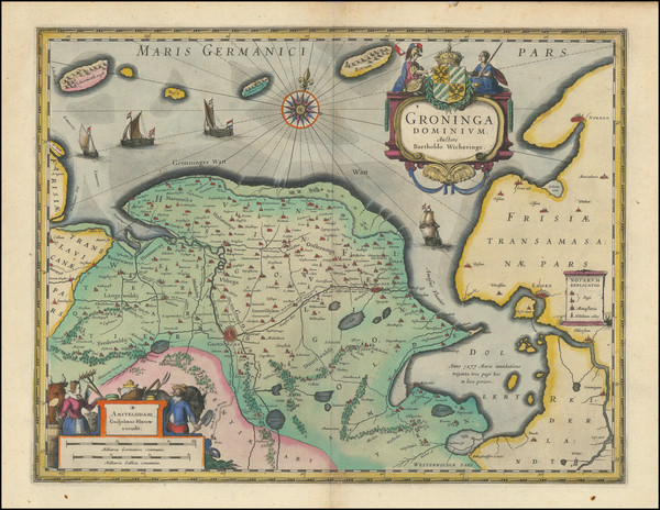 82-Netherlands Map By Willem Janszoon Blaeu