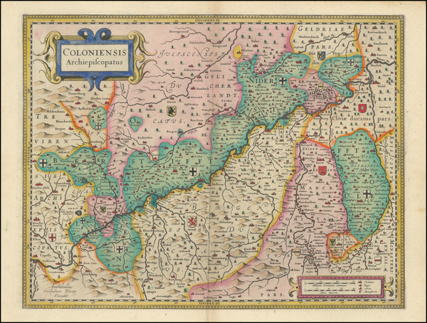 71-Mitteldeutschland Map By Willem Janszoon Blaeu