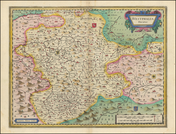 100-Mitteldeutschland Map By Willem Janszoon Blaeu