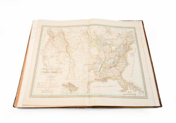 73-Atlases Map By Carl Ferdinand Weiland