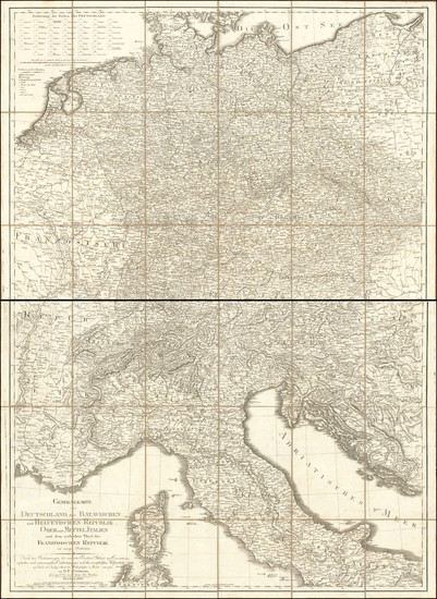 90-Europe, Switzerland and Germany Map By Daniel Friedrich Sotzmann / John Luffman / Simon Schropp