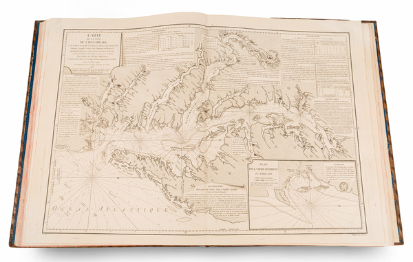 30-Atlases and American Revolution Map By Antoine Sartine / Depot de la Marine