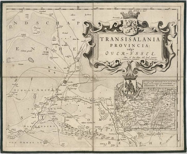 84-Netherlands Map By Jan De Lat