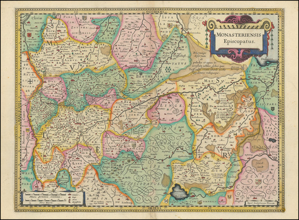 65-Norddeutschland Map By Willem Janszoon Blaeu