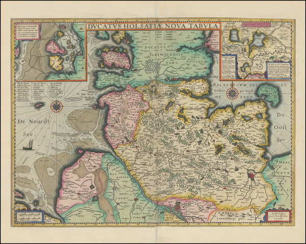 30-Norddeutschland Map By Willem Janszoon Blaeu