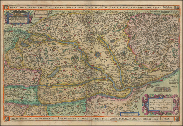 5-Hungary, Romania, Czech Republic & Slovakia and Serbia & Montenegro Map By Claes Janszo