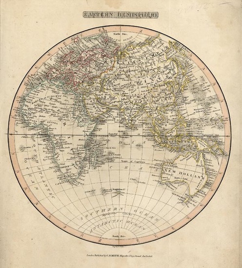 16-World, Eastern Hemisphere, Australia & Oceania and Oceania Map By Charles S. Smith