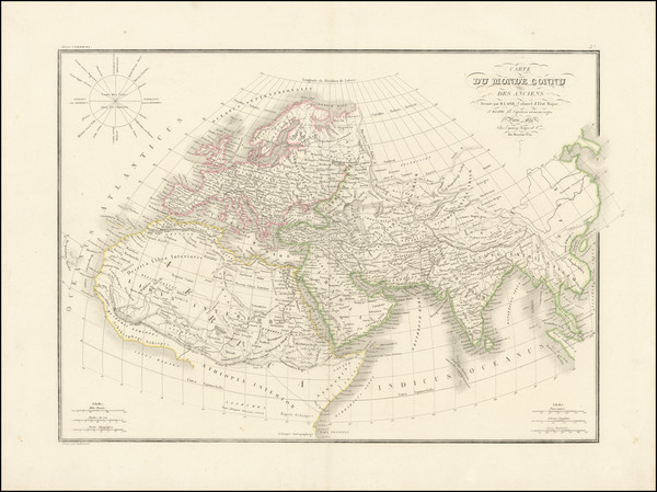 12-World and Europe Map By Alexandre Emile Lapie