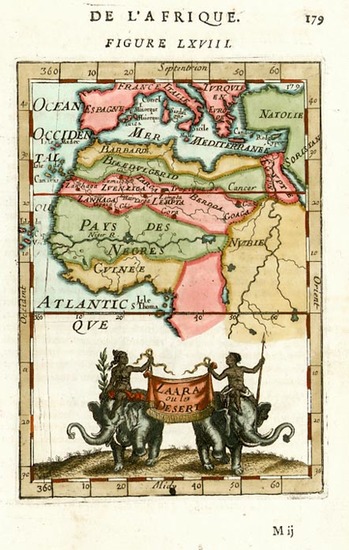 57-Africa, North Africa and West Africa Map By Alain Manesson Mallet