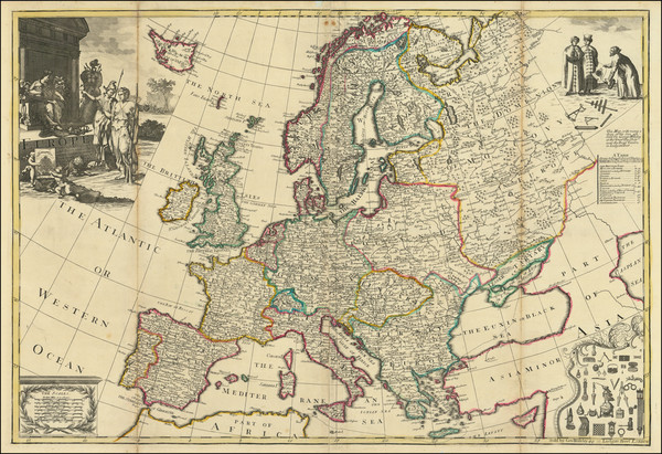 49-Europe Map By George Willdey