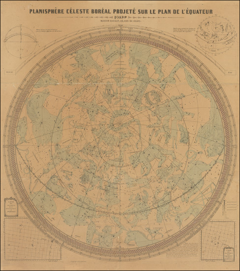 90-Celestial Maps Map By Maison Basset