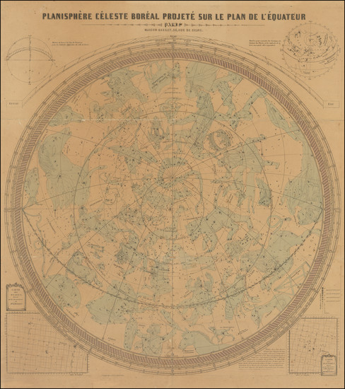 88-Celestial Maps Map By Maison Basset