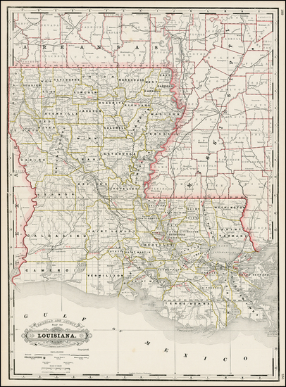 78-South Map By George F. Cram