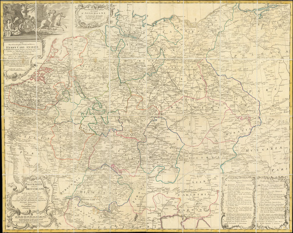 81-Germany Map By Homann Heirs