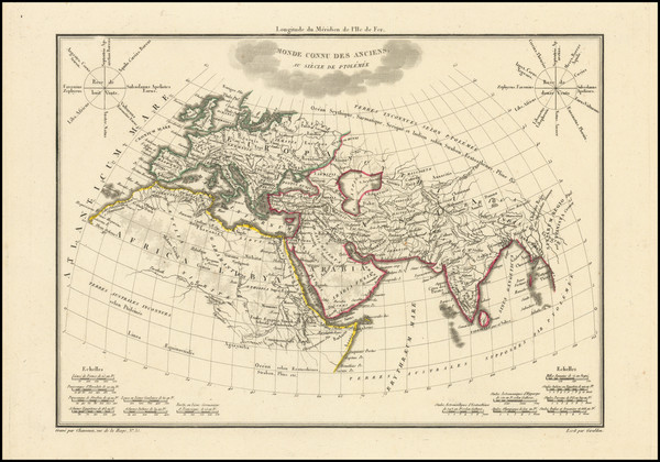 33-World Map By Conrad Malte-Brun