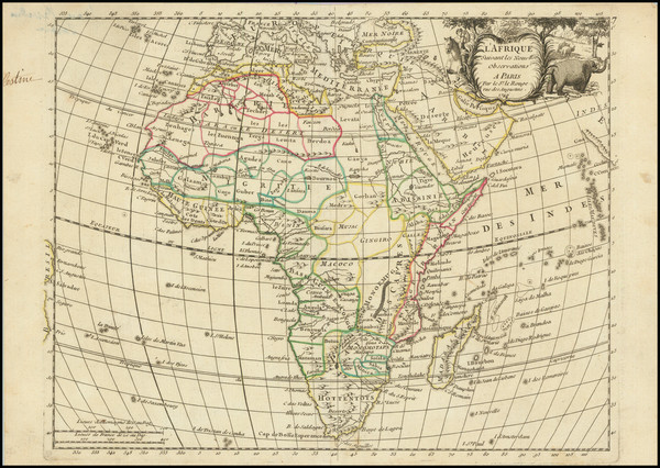 22-Africa Map By Georges Louis Le Rouge
