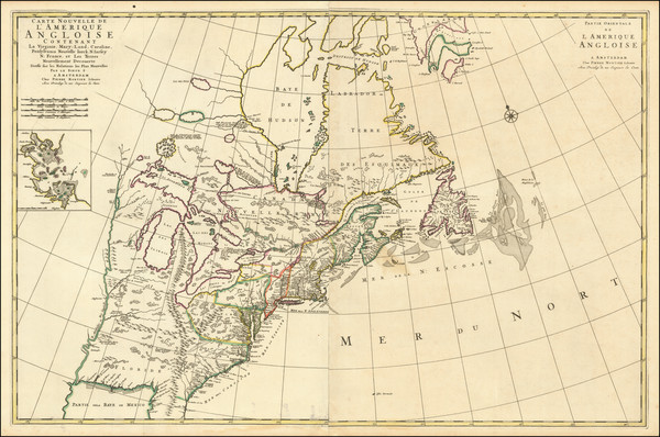 14-United States, North America and Canada Map By Pierre Mortier