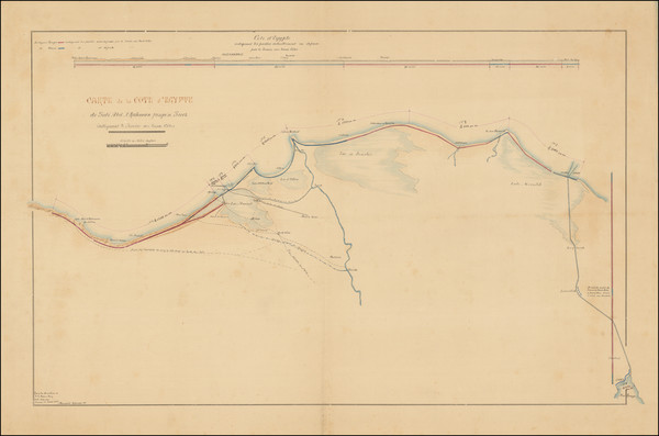 86-Egypt Map By Service des Gardes Côtes