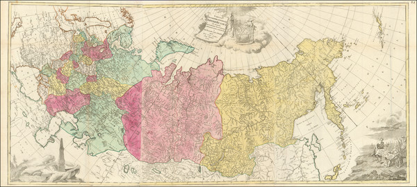 89-Russia, Ukraine, Baltic Countries and Russia in Asia Map By Tobias Conrad Lotter