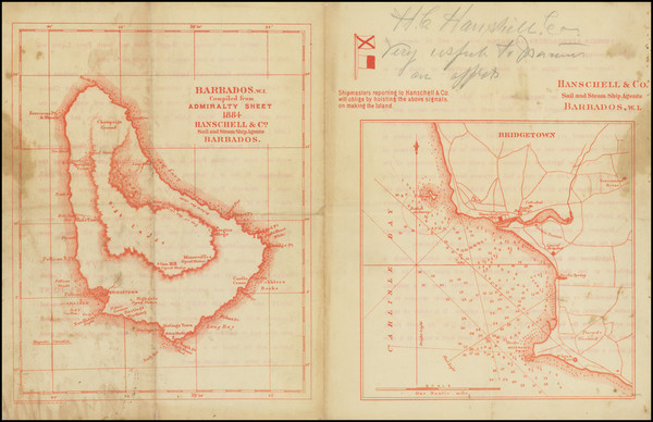78-Other Islands Map By Hanschell & Co.