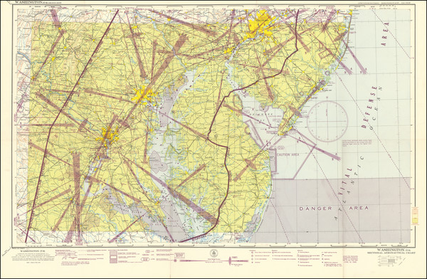 20-Washington, D.C., New Jersey, Maryland, Delaware and Virginia Map By U.S. Coast & Geodetic 