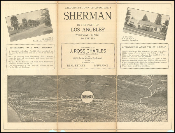 74-Los Angeles Map By J. Ross Charles Real Estate