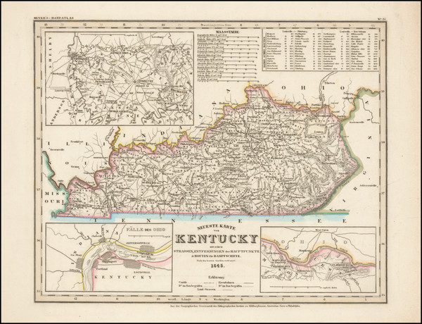 22-Kentucky Map By Joseph Meyer