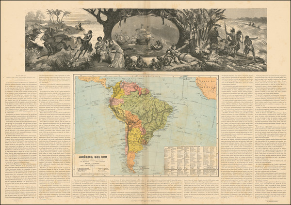 61-South America Map By Jose Pilar Morales / Astort Hermanos